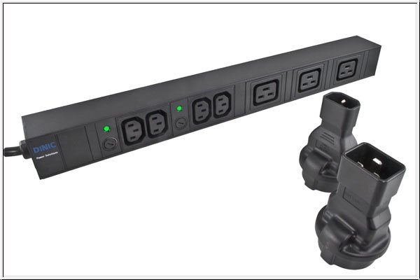 PremiumCord Adaptér IEC C20 M - SCHUKO CEE 7 / 3 F - obrázek č. 2