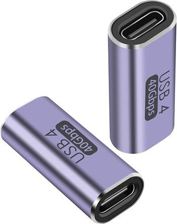 PremiumCord USB-C F / USB-C F spojka, 40Gbps - obrázek produktu
