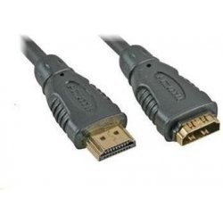 PREMIUMCORD Kabel prodlužovací HDMI - HDMI 3m, zlacené konektory - obrázek produktu