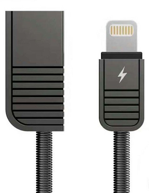 Remax RC-088i, datový kabel na iPhon 5,6,7,SE černý - obrázek produktu