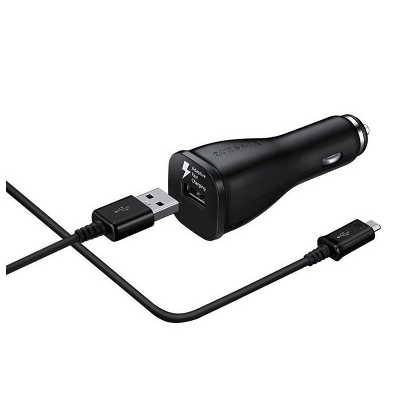 Samsung rychlonabíječka USB-C do auta, 2A, Black - obrázek produktu