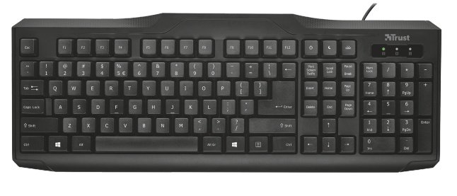 klávesnice TRUST ClassicLine Keyboard CZ/ SK NEW - obrázek produktu