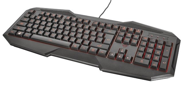 kláv. TRUST GXT 830 Gaming Keyboard CZ & SK - obrázek č. 1