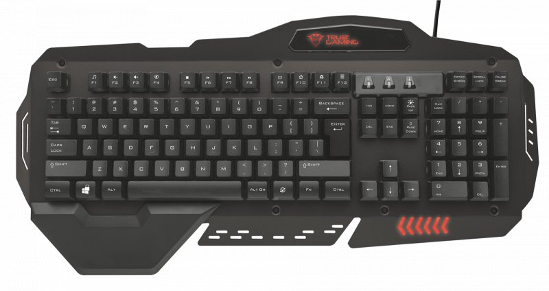 kláv. TRUST GXT 850 Metal Gaming Keyboard CZ/ SK - obrázek produktu