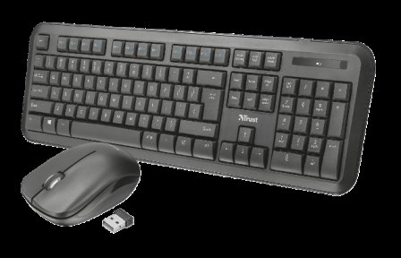 TRUST Nova Wireless Keyboard and mouse CZ / SK - obrázek č. 2