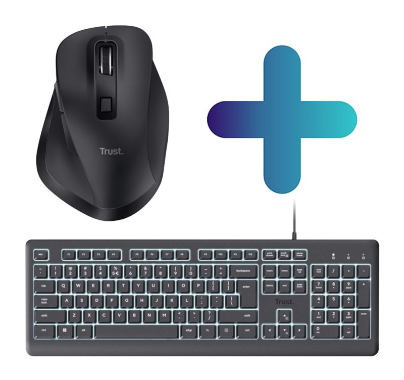 TRUST PRIMO KEYBOARD + FYDA MOUSE - obrázek produktu