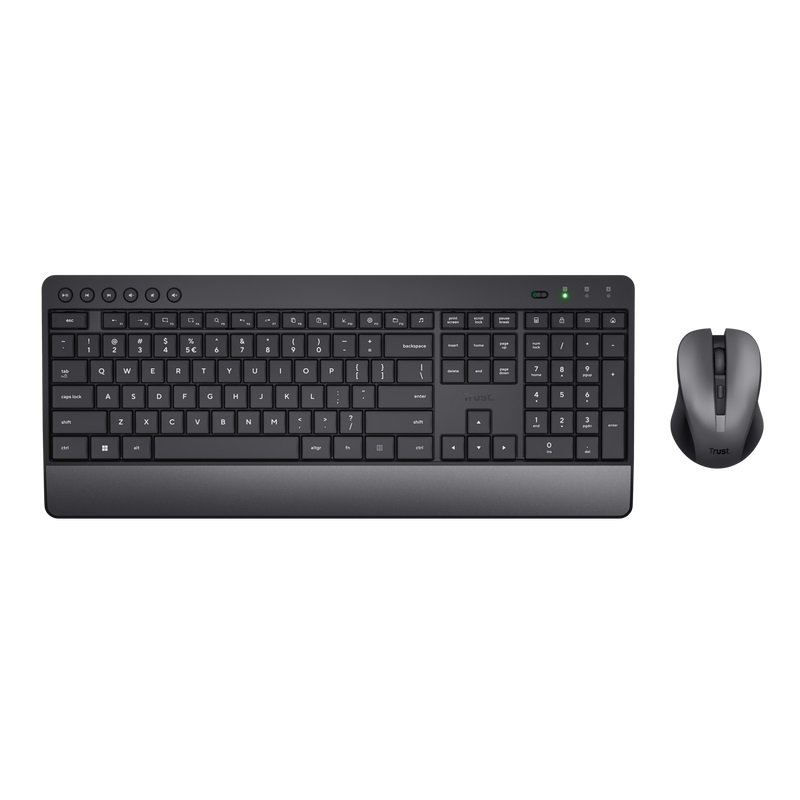 TRUST Trezo comfort bezdrátový set klávesnice a myši DE - obrázek produktu