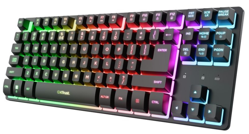 Trust GXT831 Thado TKL / Bezdrátové USB / US / Černá - obrázek produktu