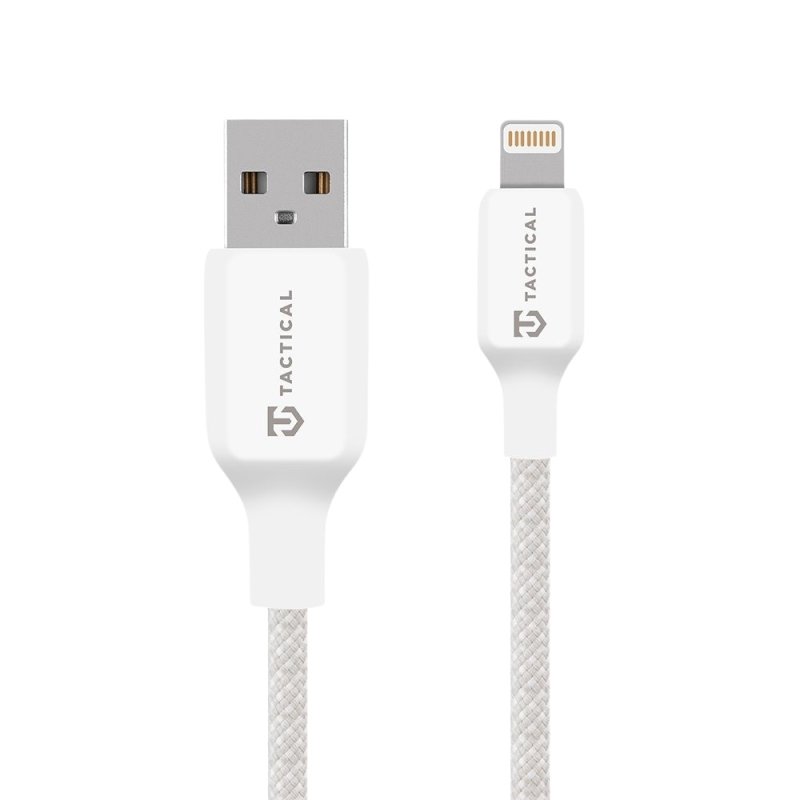 Tactical Stitch Thread Cable USB-A / Lightning 1m White - obrázek produktu