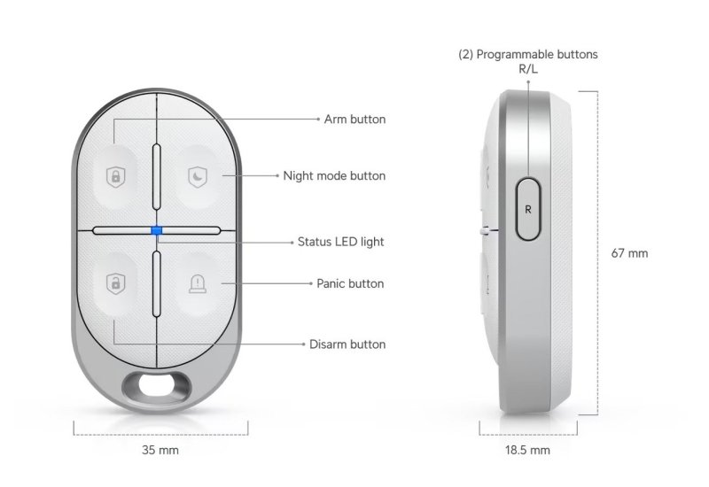 Ubiquiti USL-FOB, Remote Control KeyFob - obrázek č. 13