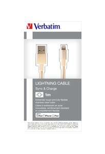 Verbatim Lightning kabel 1m,SYNC & CHARGE,gold - obrázek č. 2