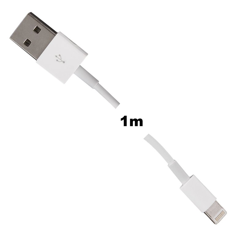 WE Datový kabel iPhone 5 100cm bílý - obrázek č. 3