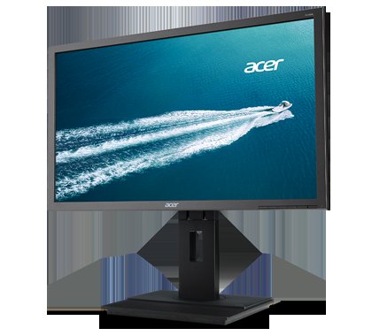 24" Acer B246HL - TN,FullHD,5ms,60Hz,250cd/ m2, ,16:9,DVI,DP,VGA,repro,pivot,výška. + 3 roky NBD - obrázek č. 1