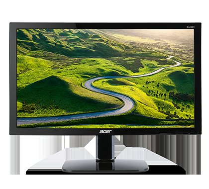 24" Acer KA240H - TN,FullHD,5ms,60Hz,250cd/ m2, 100M:1,16:9,DVI,HDMI,VGA - obrázek produktu
