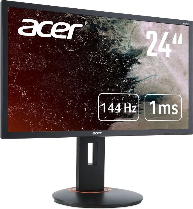 24" Acer XF240QP - TN, FullHD@144Hz, 1ms, 300cd/ m2, 16:9, 2x HDMI, DP, FreeSync, pivot - obrázek č. 1