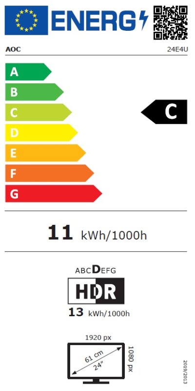 24" LED AOC 24E4U - obrázek č. 1