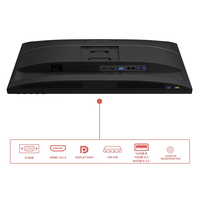 AOC / X24E4U / 24" / IPS / FHD / 100Hz / 4ms / Černá - obrázek č. 6