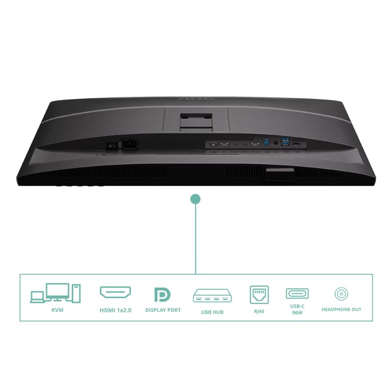 AOC / Q27P4CV / 27" / IPS / QHD / 120Hz / 4ms / Černá - obrázek č. 6