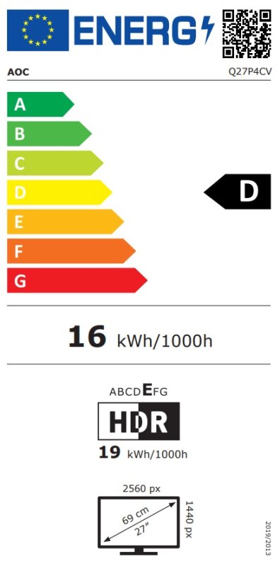 AOC / Q27P4CV / 27" / IPS / QHD / 120Hz / 4ms / Černá - obrázek č. 7
