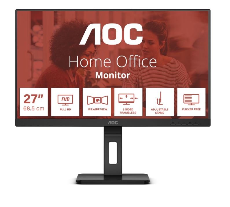 AOC / 27E3QAF / 27" / IPS / FHD / 75Hz / 4ms / Black - obrázek produktu