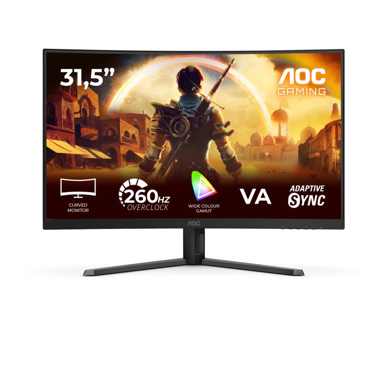 AOC Gaming / C32G42ZE / 31,5" / VA / FHD / 260Hz / 0,3ms / Černá - obrázek produktu
