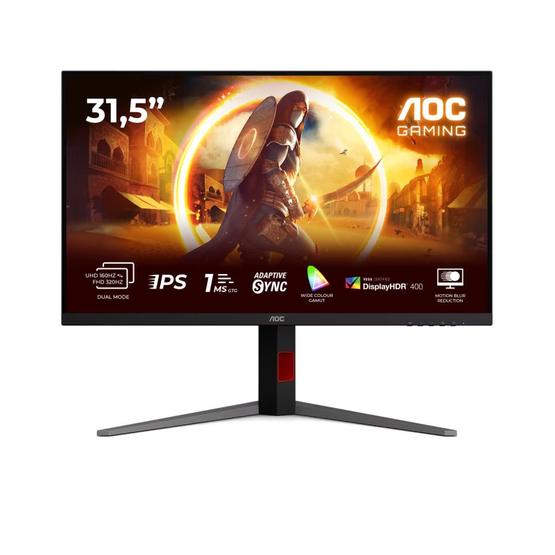 AOC Gaming / U32G4U / 31,5" / IPS / 4K UHD / 160Hz / 0,5ms / Černá - obrázek produktu