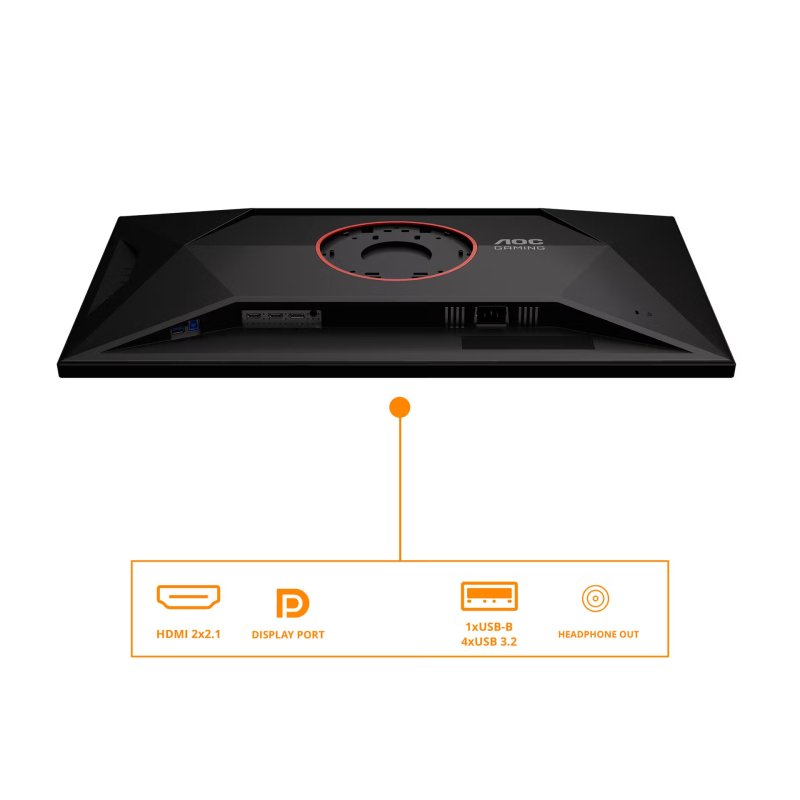 AOC Gaming / U32G4U / 31,5" / IPS / 4K UHD / 160Hz / 0,5ms / Černá - obrázek č. 6