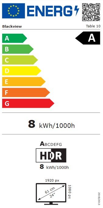 Blackview TABLE 10 Přenosný monitor 23,8" - obrázek č. 9