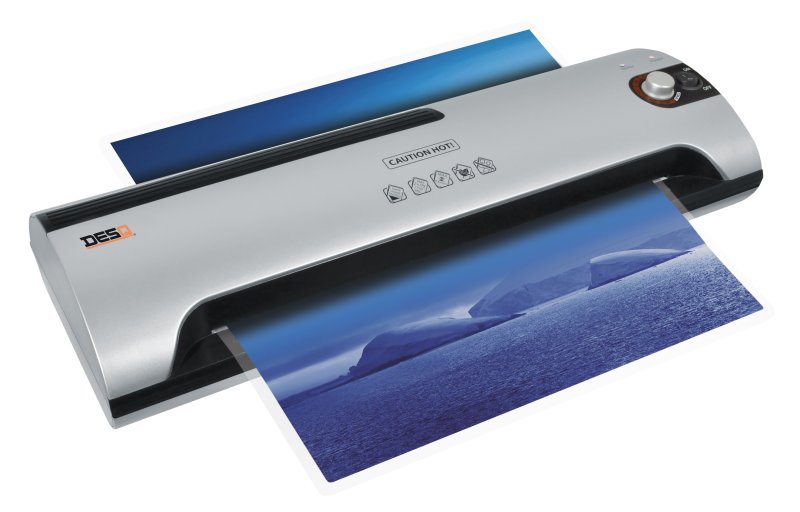 Laminátor DESQ A3 Heavy Duty, stříbrný - obrázek č. 3