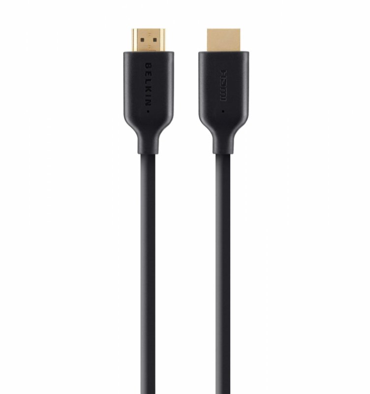 BELKIN HDMI - HDMI 1.4 AV kabel Gold, černý, 10 m - obrázek č. 1
