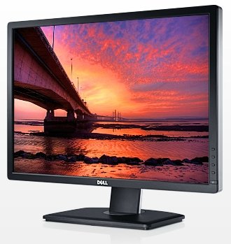 24" LCD Dell U2412M UltraSharp IPS 16:10/  Pivot / VGA/ DVI/ DP, Černý - obrázek produktu