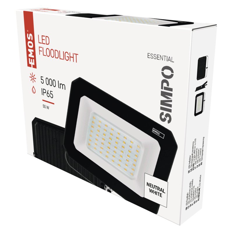 EMOS LED REFLEKTOR SIMPO 50W, 5000Lm, 4000K - obrázek produktu