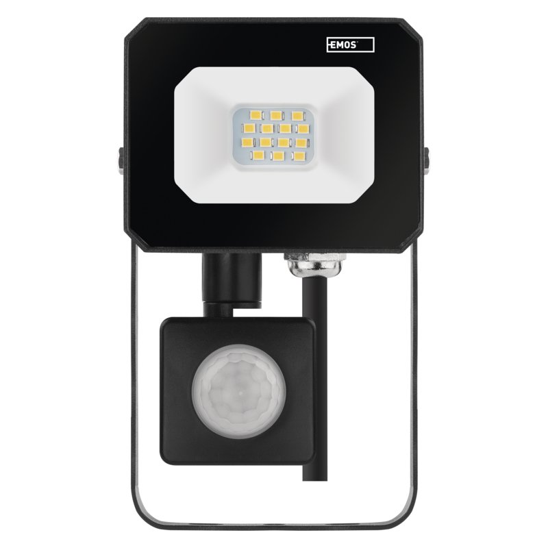 EMOS LED REFLEKTOR SIMPO 10W, 1000Lm, 4000K, PIR - obrázek produktu