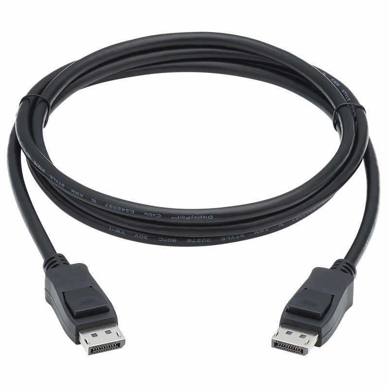 Tripplite Kabel DisplayPort 1.4 se západkou,UHD 8K,HDR,4:2:0,HDCP2.2,(Samec/ Samec),černá,1.83m - obrázek č. 1