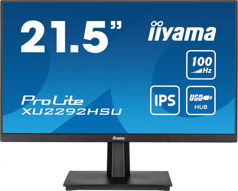 iiyama ProLite/ XU2292HSU-B6/ 21,5"/ IPS/ FHD/ 100Hz/ 0,4ms/ Black/ 3R - obrázek produktu