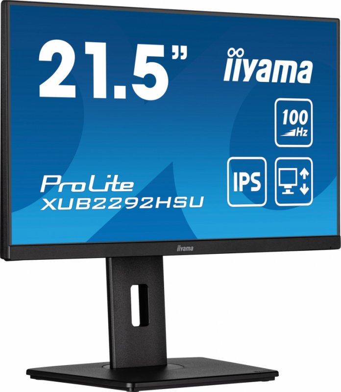 iiyama ProLite/ XUB2292HSU-B6/ 21,5"/ IPS/ FHD/ 100Hz/ 0,4ms/ Black/ 3R - obrázek č. 5