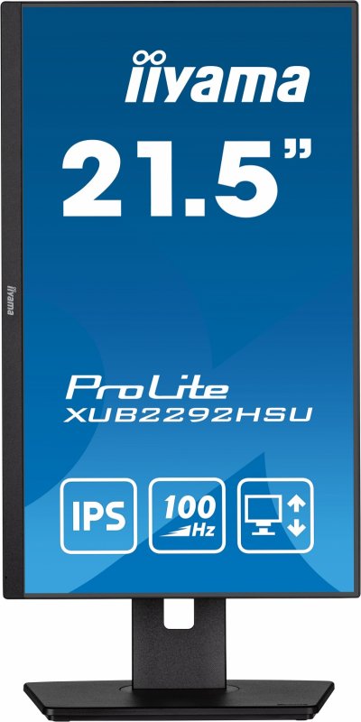 iiyama ProLite/ XUB2292HSU-B6/ 21,5"/ IPS/ FHD/ 100Hz/ 0,4ms/ Black/ 3R - obrázek č. 1