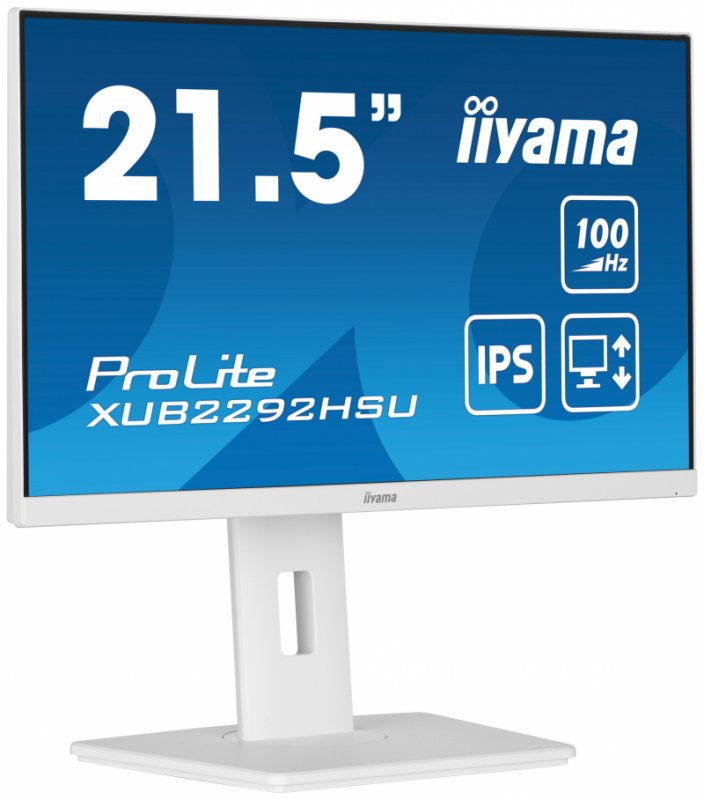 iiyama ProLite/ XUB2292HSU-W6/ 21,5"/ IPS/ FHD/ 100Hz/ 0,4ms/ White/ 3R - obrázek č. 5