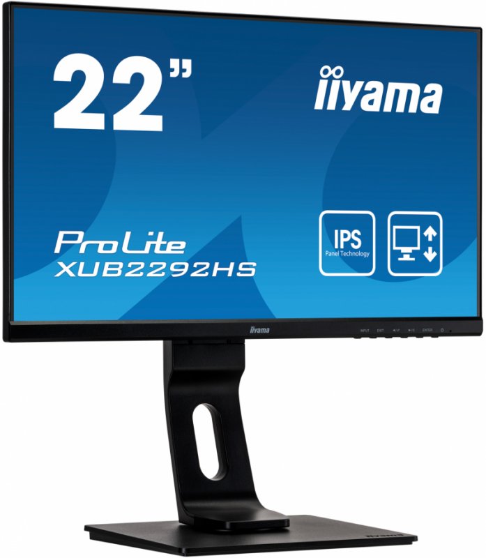 iiyama ProLite/ XUB2292HS-B1/ 21,5"/ IPS/ FHD/ 75Hz/ 4ms/ Black/ 3R - obrázek č. 2