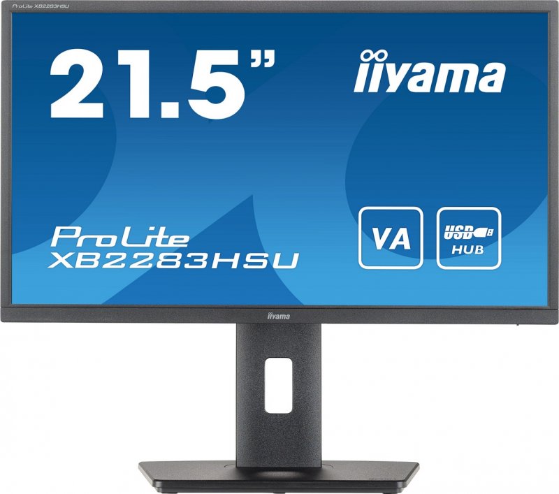 iiyama ProLite/ XB2283HSU-B1/ 21,5"/ VA/ FHD/ 75Hz/ 1ms/ Black/ 3R - obrázek produktu