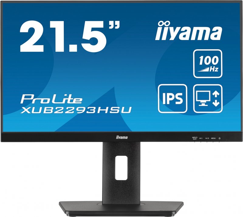 iiyama ProLite/ XUB2293HSU-B6/ 21,5"/ IPS/ FHD/ 100Hz/ 1ms/ Black/ 3R - obrázek produktu