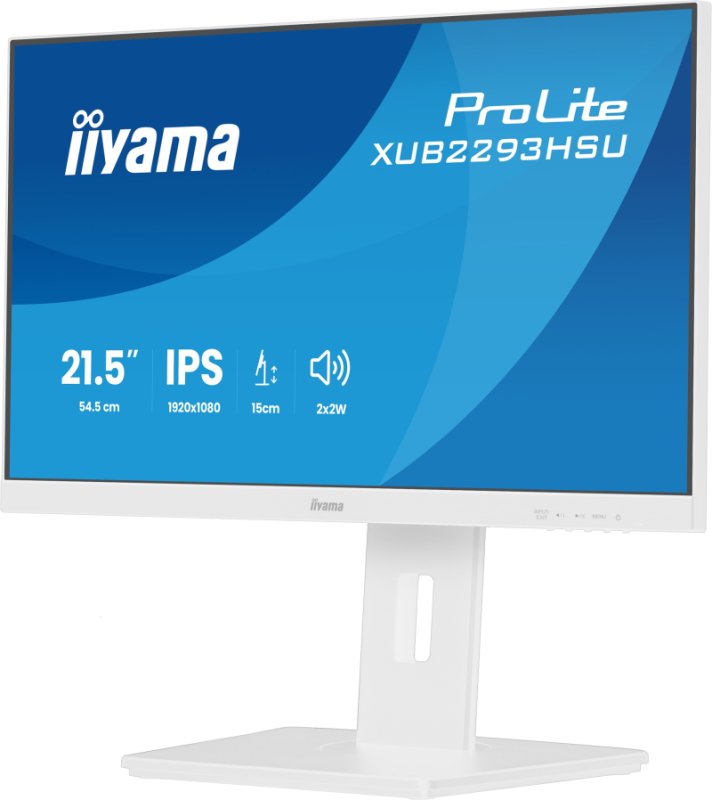 iiyama ProLite / XUB2293HSU-W7 / 21,5" / IPS / FHD / 100Hz / 1ms / Bílá - obrázek č. 2