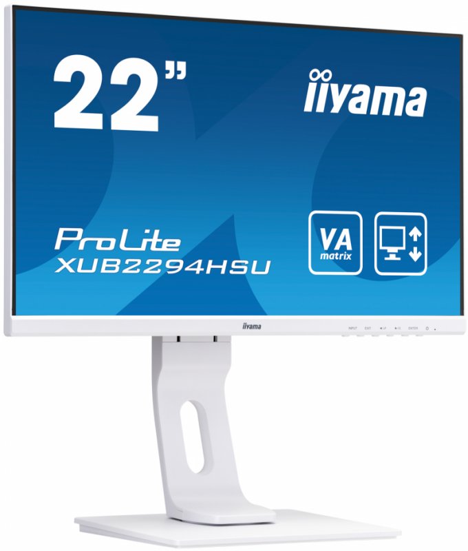 iiyama ProLite/ XUB2294HSU-W1/ 21,5"/ VA/ FHD/ 75Hz/ 4ms/ White/ 3R - obrázek č. 2