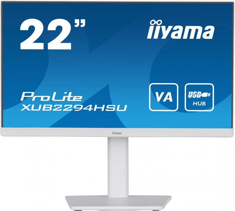 iiyama ProLite/ XUB2294HSU-W2/ 21,5"/ VA/ FHD/ 75Hz/ 1ms/ White/ 3R - obrázek produktu