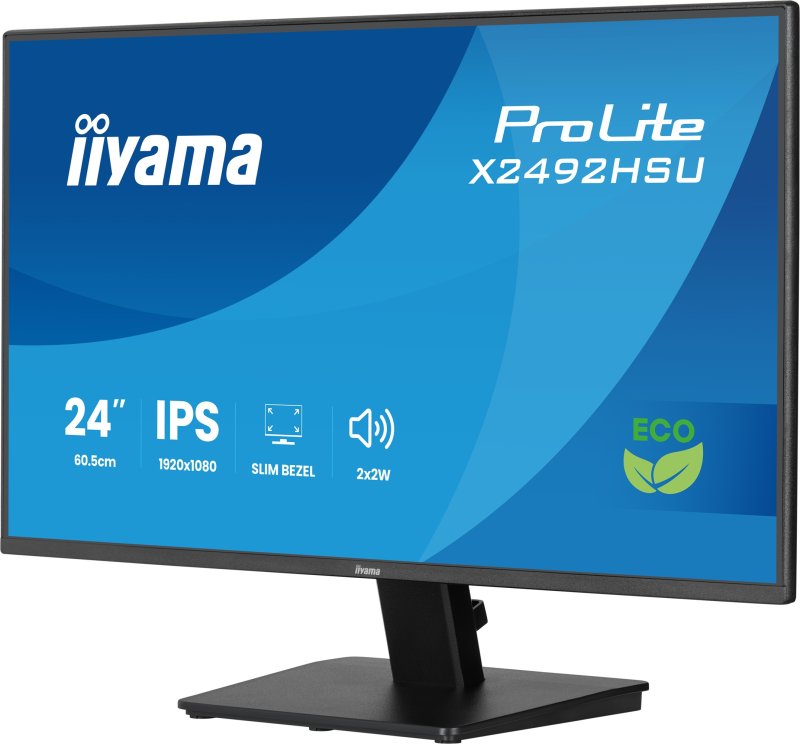iiyama ProLite / X2492HSU-B1 / 24" / IPS / FHD / 120Hz / 3ms / Černá - obrázek č. 2
