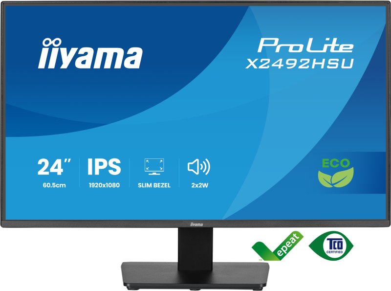 iiyama ProLite / X2492HSU-B1 / 24" / IPS / FHD / 120Hz / 3ms / Černá - obrázek produktu
