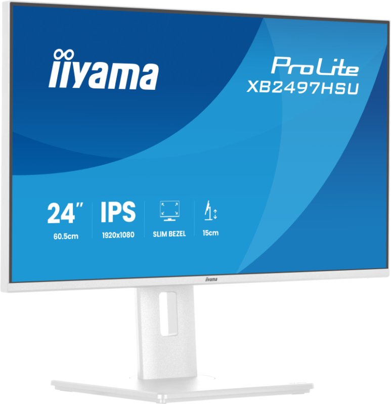 iiyama ProLite / XB2497HSU-W1 / 23,8" / IPS / FHD / 120Hz / 4ms / Bílá - obrázek č. 2