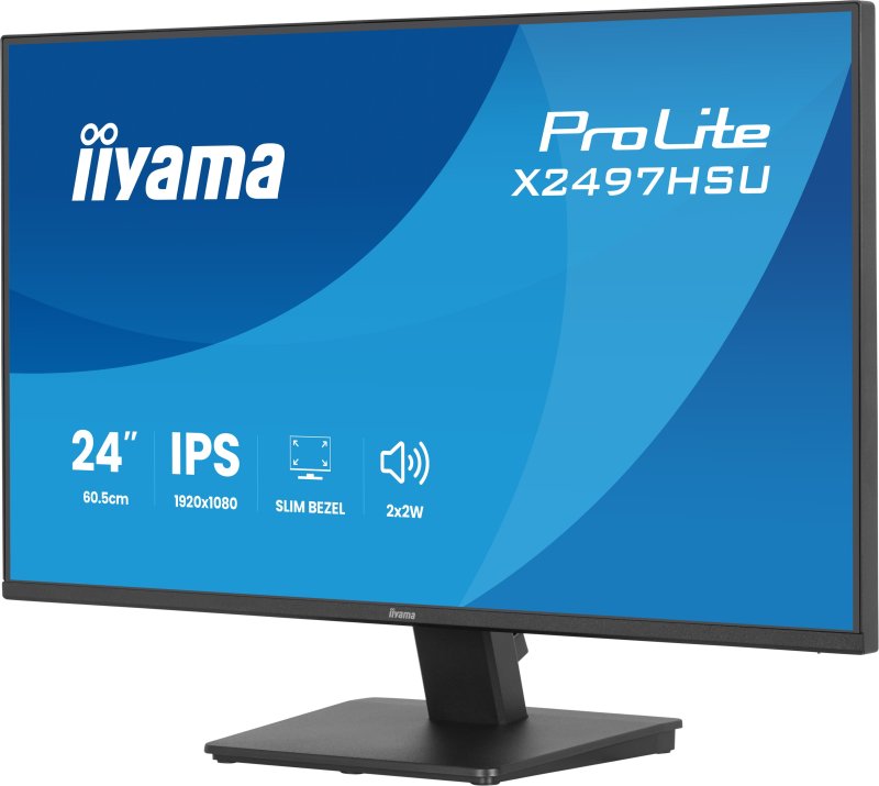 iiyama ProLite / X2497HSU-B1 / 23,8" / IPS / FHD / 120Hz / 4ms / Černá - obrázek č. 2