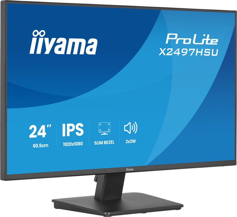 iiyama ProLite / X2497HSU-B1 / 23,8" / IPS / FHD / 120Hz / 4ms / Černá - obrázek č. 1