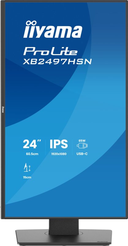 iiyama ProLite / XB2497HSN-B1 / 23,8" / IPS / FHD / 120Hz / 1ms / Černá - obrázek č. 1